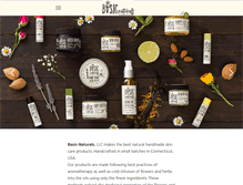 Tablet Screenshot of basic-naturals.com